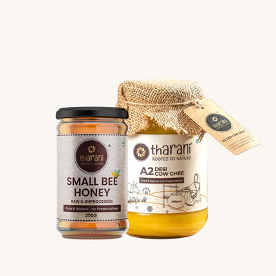A2 desi cow Ghee + Forest Honey - 500gm