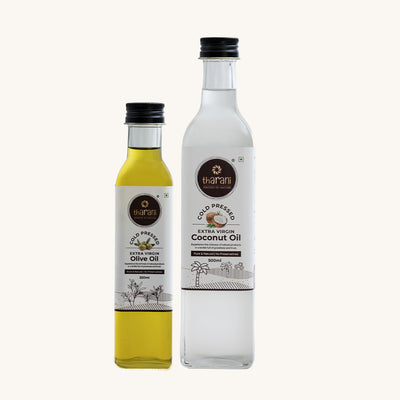 Extra Virgin Olive Oil ( 250gm ) + Extra Virgin Coconut Oil ( 500gm )