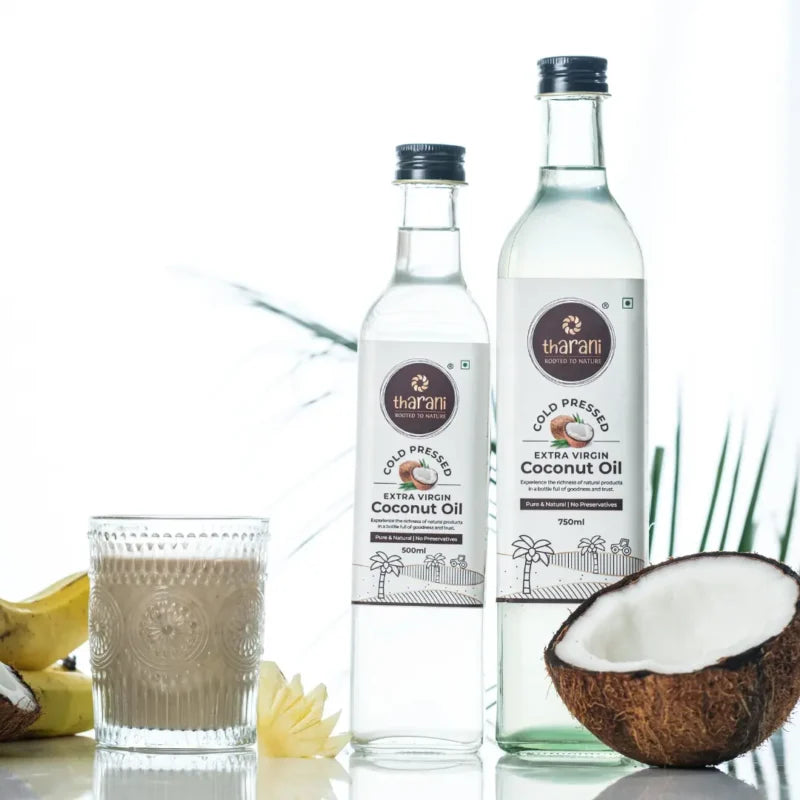 Wood/Cold-Pressed Extra Virgin Coconut Oil – Pure & Nutrient-Rich