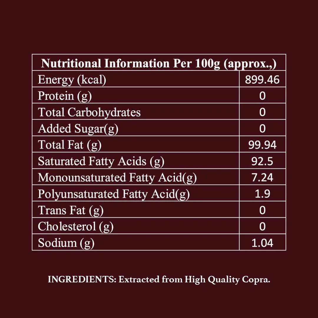 Wood/Cold Pressed Coconut Oil