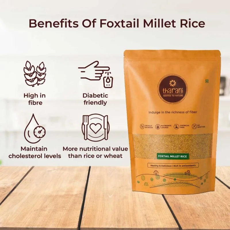 Foxtail Millet Rice ( Navane, Korra )