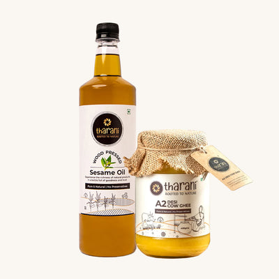 A2 Ghee + Sesame Oil (1L)
