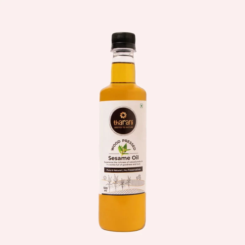 Wood/Cold-Pressed Sesame Oil – Nutrient-Rich & Traditional
