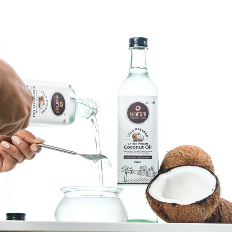 Wood/Cold-Pressed Extra Virgin Coconut Oil – Pure & Nutrient-Rich