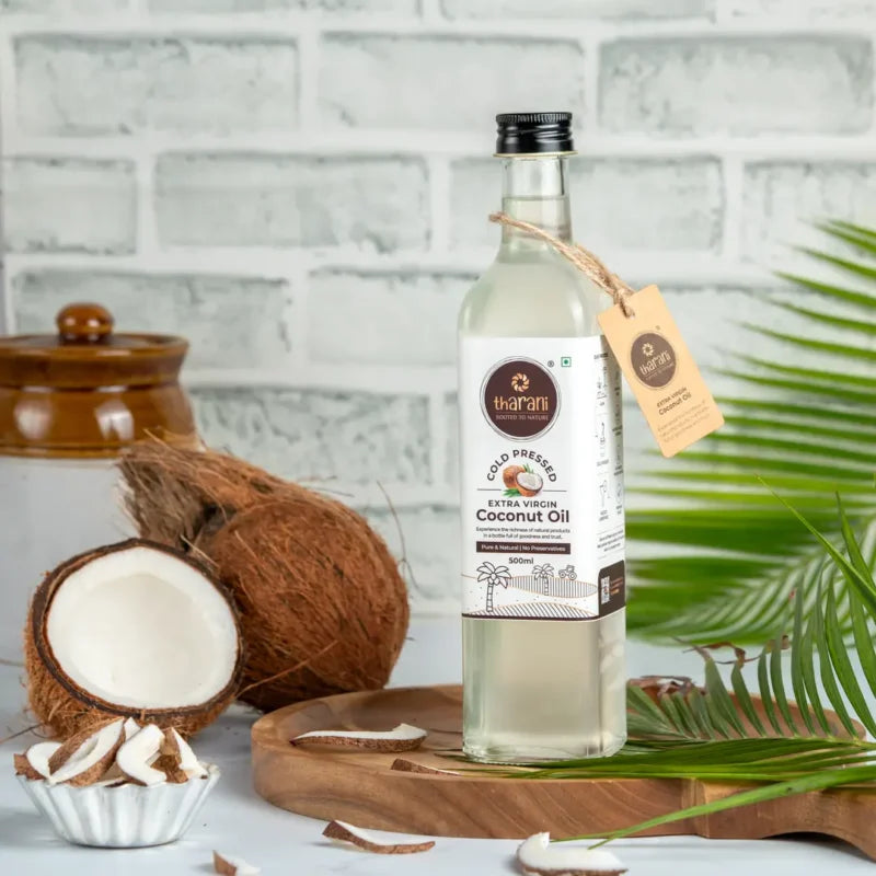 Wood/Cold-Pressed Extra Virgin Coconut Oil – Pure & Nutrient-Rich