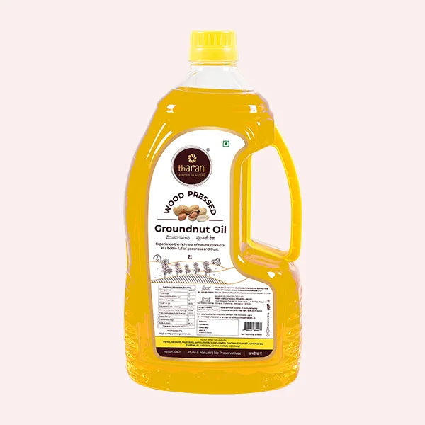 Wood/Cold-Pressed Groundnut Oil – Pure & Healthy