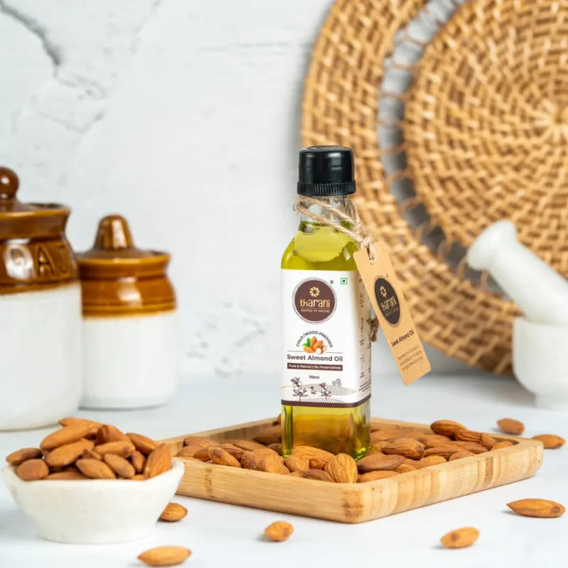 Cold-Pressed Sweet Almond Oil – Skin & Hair Nourishing
