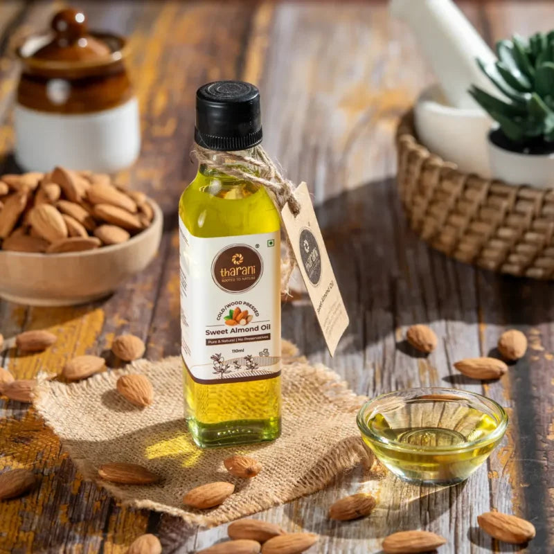 Cold-Pressed Sweet Almond Oil – Skin & Hair Nourishing