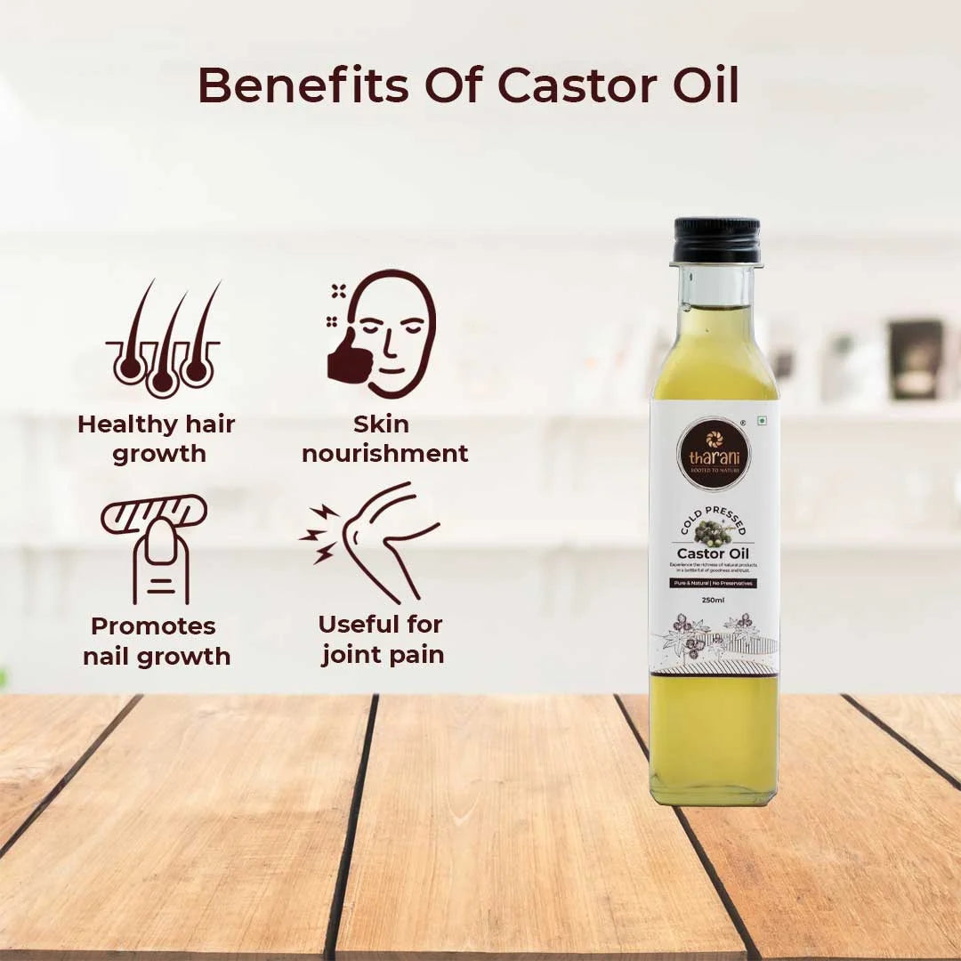 Cold-Pressed Castor Oil – Natural Hair & Skin Booster