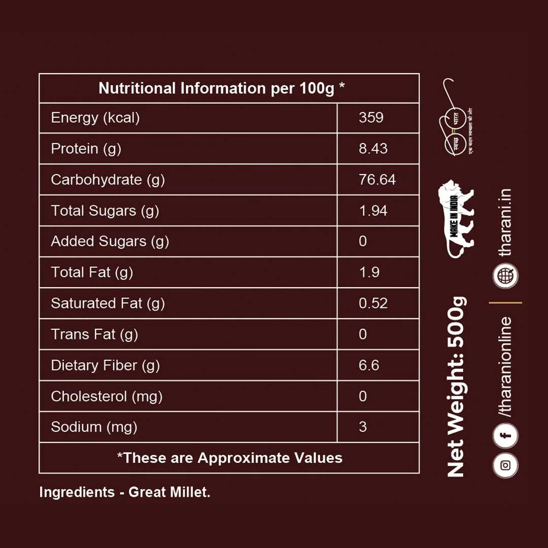 Great Millet Flour – High-Fiber & Wholesome