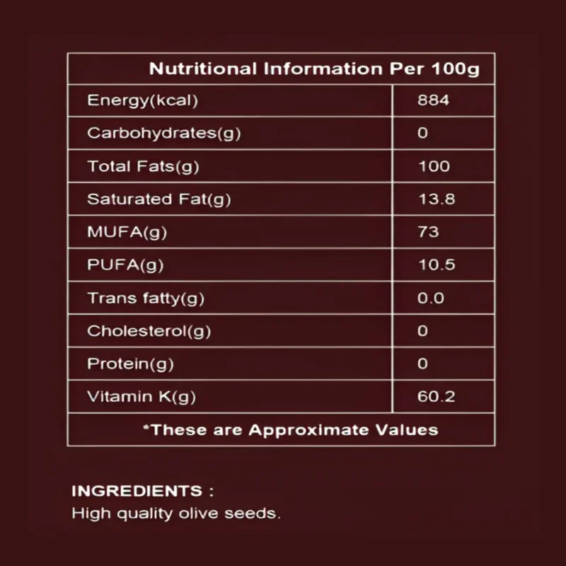 olive nutrition750ml